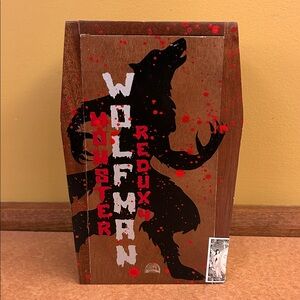 TATUAJE Halloween Monster Series Werewolf Redux  Empty Cigar Box